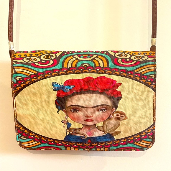 Frida Kahlo Crossbody Purse - Picture 3 of 8
